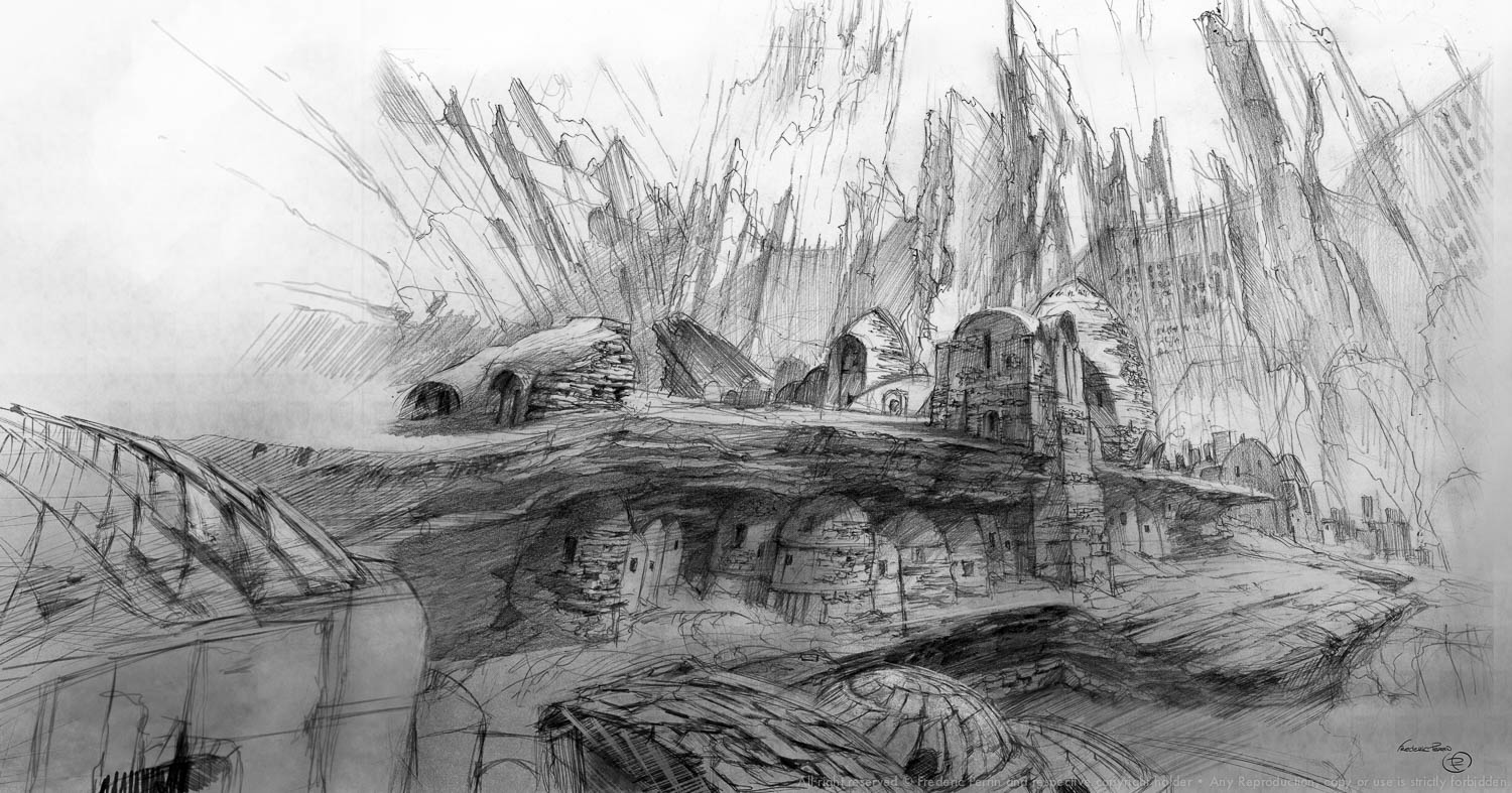Concept art for the animated Feature film.