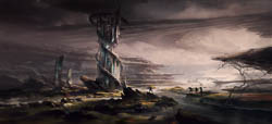 Concept art for the animated Feature film.