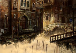 concept art, digital paintings for the environments of the Animated TV show