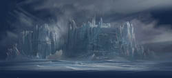 concept art, digital paintings for the environments of the Animated TV show