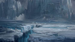 concept art, digital paintings for the environments of the Animated TV show